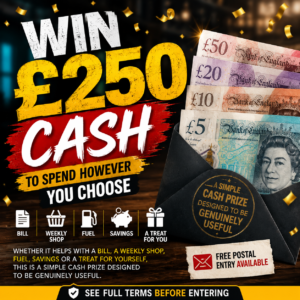 £250 Cash Prize